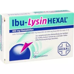 IBU-LYSINHEXAL Filmovertrukne tabletter, 20 stk