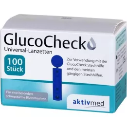 GLUCOCHECK Lancetter Universal, 100 stk