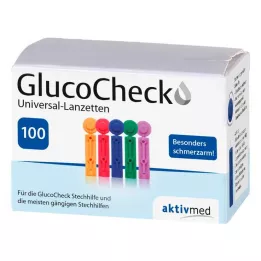 GLUCOCHECK Lancetter Universal, 100 stk