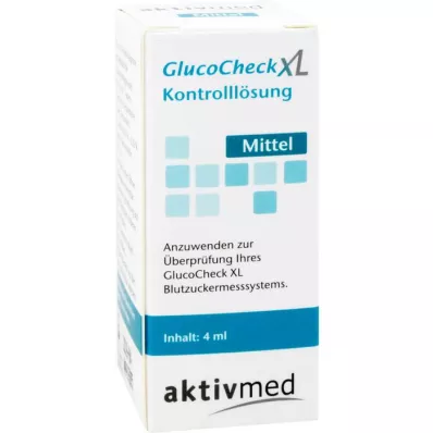 GLUCOCHECK XL Kontrolopløsningsmedium, 4 ml