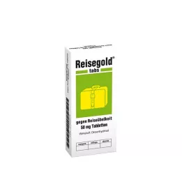 REISEGOLD Tabs mod rejsesyge, 10 stk