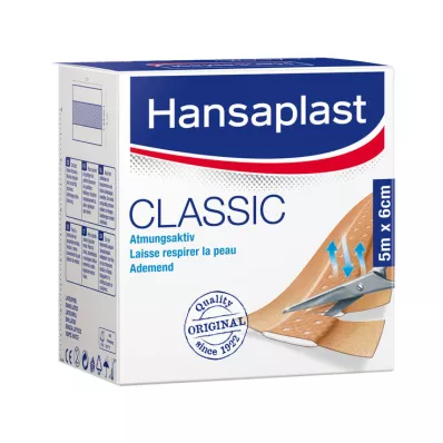 Hansaplast Classic gips 6 cm x 5 m, 1 stk