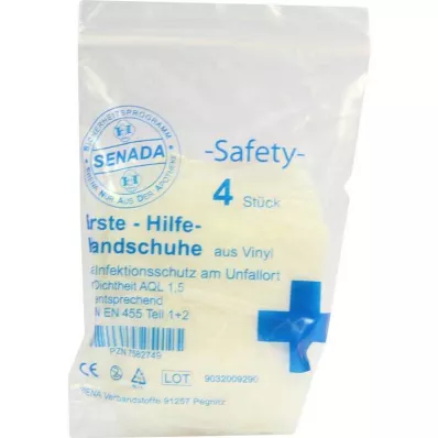 Senada Handsker Safty, 4 stk