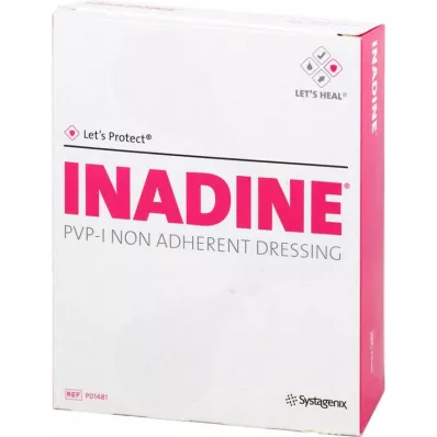 Inadine salve gaze med Pvp Io, 25 stk