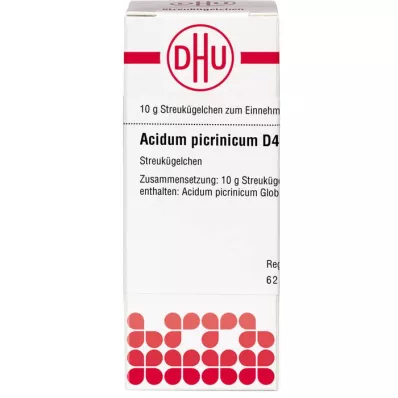 ACIDUM PICRINICUM D 4 kugler, 10 g
