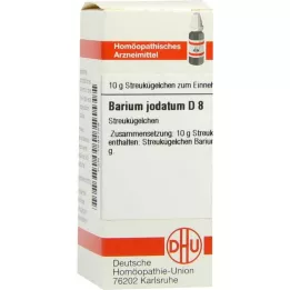 BARIUM JODATUM D 8 kugler, 10 g
