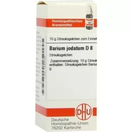 BARIUM JODATUM D 8 kugler, 10 g