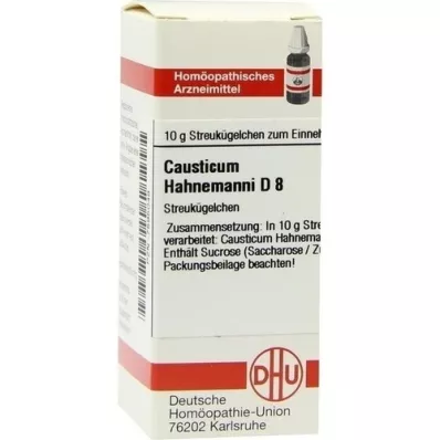 CAUSTICUM HAHNEMANNI D 8 kugler, 10 g