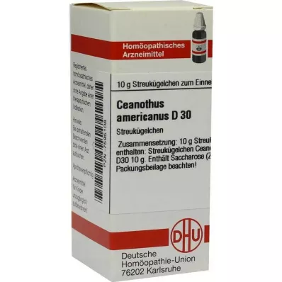 DHU Ceanothus americanus D 30 kugler, 10 g