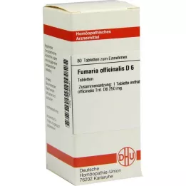 FUMARIA OFFICINALIS D 6 tabletter, 80 kapsler
