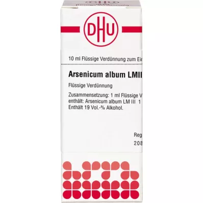 ARSENICUM ALBUM LM III Fortynding, 10 ml