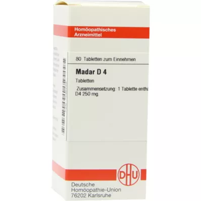 MADAR D 4 tabletter, 80 kapsler