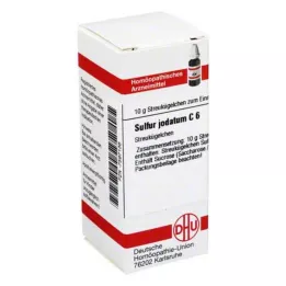SULFUR JODATUM C 6 kugler, 10 g