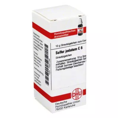 SULFUR JODATUM C 6 kugler, 10 g