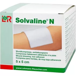 SOLVALINE N Kompresser 5x5 cm sterile, 25 stk
