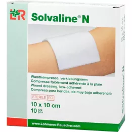 SOLVALINE N Kompresser 10x10 cm sterile, 10 stk