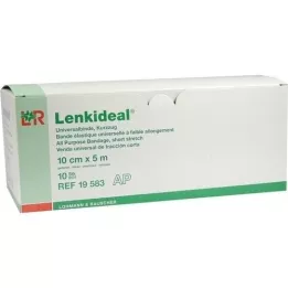 LENKIDEAL Idealb.10 cmx5 m hvid uden bandage, løs, 10 stk