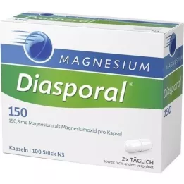 MAGNESIUM DIASPORAL 150 kapsler, 100 stk