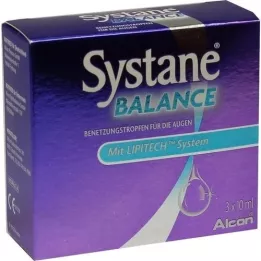 SYSTANE BALANCE Vådgørende dråber til øjnene, 3X10 ml