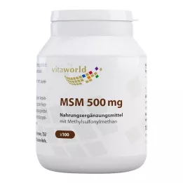 MSM KAPSULER, 100 stk