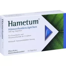 HAMETUM Hæmoride suppositorier, 10 stk