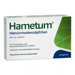 HAMETUM Hæmoride suppositorier, 10 stk