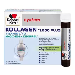 DOPPELHERZ Kollagen 11.000 Plus-systemampuller, 30X25 ml