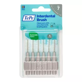 TEPE Interdentalbørste Original 1,3 mm ISO 7 grå, 6 stk