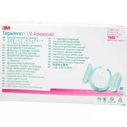 TEGADERM 3M I.V. Advanced Fixation V.8,5x11,5 cm 1685, 50 stk