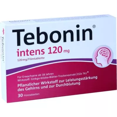 TEBONIN intens 120 mg filmovertrukne tabletter, 30 stk