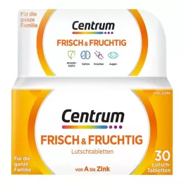 CENTRUM friske &amp; frugtpastiller, 30 stk