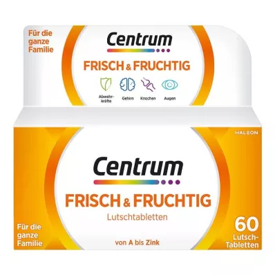 CENTRUM friske &amp; frugtpastiller, 60 stk