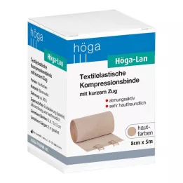 HÖGA-LAN Kortstræksbandage 8 cmx5 m, 1 stk