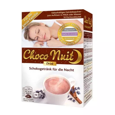 Choco Nuit godnat chokoladedrikpulver, 10 stk