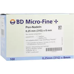 BD Micro-Fine + 8 nåle 0,25x8 mm, 100 stk