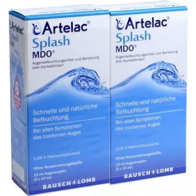 ARTELAC Splash MDO øjendråber, 2X15 ml