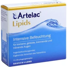 ARTELAC Lipider MD Øjengel, 3X10 g