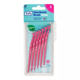 TEPE Interdentalbørste Vinkel 0,4 mm ISO 0 pink, 6 stk