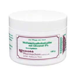 Uldvoks alkoholsalve med olivenolie 5%, 100 g