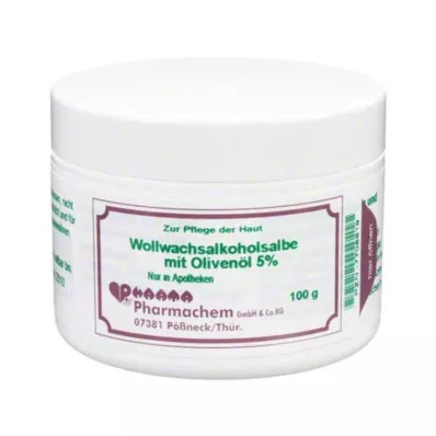 WOLLWACHSALKOHOLSALBE m.olivenolie 5%, 100 g