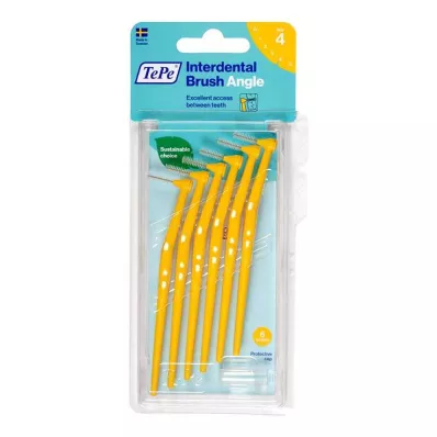Tepe Angle interdentalbørste 0,7mm gul, 6 stk