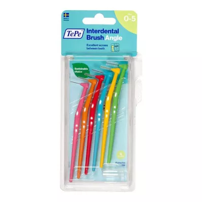 Tepe Angle interdental børste blandet, 6 stk