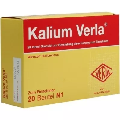 KALIUM VERLA Granulat Btl. 20 stk