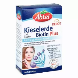 ABTEI Kiseljord Plus Biotin Depot Tabletter, 56 stk