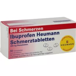 IBUPROFEN Heumann smertestillende tabletter 400 mg, 50 stk