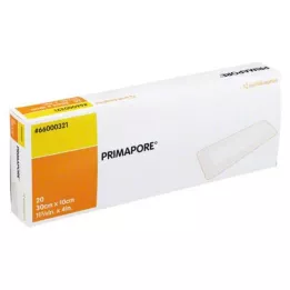 PRIMAPORE 10x30 cm sårforbinding steril, 20 stk