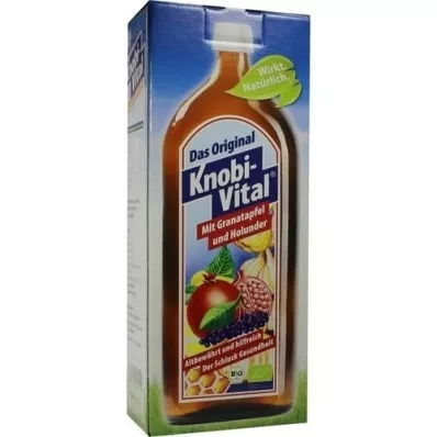 KNOBIVITAL med økologisk granatæble + hyldebær, 960 ml