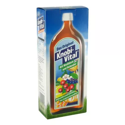 KNOBIVITAL med hvidtjørn + hyldebær, 960 ml