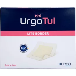 URGOTÜL Lite Border 8x8 cm bandage, 10 stk