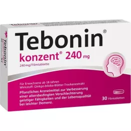 TEBONIN konzent 240 mg filmovertrukne tabletter, 30 stk